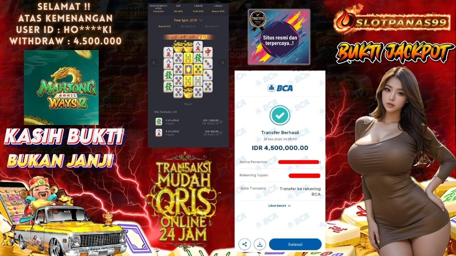 SLOTPANAS99 JACKPOT SLOT MAHJONG WAYS 2